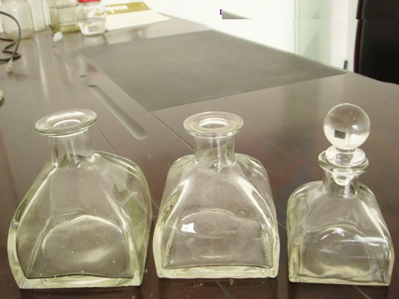 Glass craft bottle shaped glass bottle